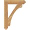 Ekena Millwork Legacy Arts & Crafts Rough Sawn Bracket, Western Red Cedar, 6"W x 34"D x 46"H BKT06X34X46LEC03RWR - alternate 2